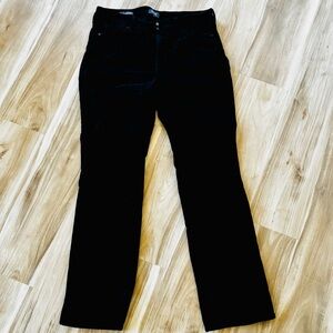 NYDJ Women's Straight Leg Black Jeans